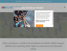 Tablet Screenshot of echoparenting.org
